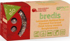 PAPAGRIN bio chleb lniany raw POMIDOR BAZYLIA 70g