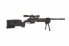 Specna Arms - Replika SA-S03 z lunetą i dwójnogiem - czarna