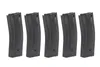 Zestaw 5 magazynków Hi-Cap 350 kulek Arcturus EMM M4/M16 Metal Wheel (QPQ) Czarny