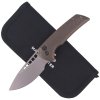 Nóż składany WE Knife Mini Malice Bronze Titanium, Silver Bead Blasted CPM 20CV by Ferrum Forge (WE054BL-4)