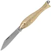 Nóż składany Mikov Fishlet 130 Gold, Stonewashed (130-NZn-1/ZL STONEWASHED)