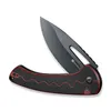 Nóż składany Sencut Squiggy Burgundy/Black G10, Black 9Cr18MoV (S24082A-3)