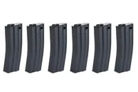 Zestaw 6 magazynków Low-Cap na 70 kulek do M4 