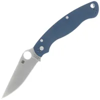 Nóż składany Spyderco Military 2 Cobalt Blue G10, Satin CPM SPY27 by Sal, Eric Glesser (C36GPCBL2) 