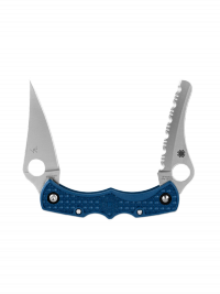 Nóż składany Spyderco Dyad Jr. Lighweight Sprint Run Cobalt Blue FRN, Satin CPM SPY27 by Sal Glesser (C39PSCBL) 