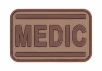 Naszywka - Medic Rubber Patch Desert 