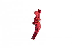 Maxx - Język spustowy CNC Aluminum Advanced Speed Trigger (Style B) - czerwony