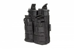 Podwójna ładownica na 4 magazynki typu M4 - czarna