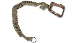 Cetacea Tactical - Poly-Bina Covered Mini Coil Tether - Coyote Brown