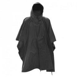 Ponczo US - RipStop - Czarny - 10630002