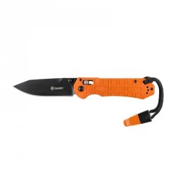 Ganzo - Nóż G7453P-OR-WS z gwizdkiem - orange