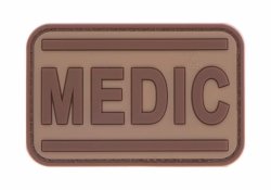 Naszywka - Medic Rubber Patch Desert