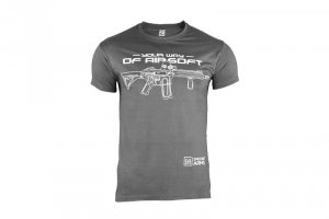 Koszulka Specna Arms - Your Way Of Airsoft 02 - szary/biały