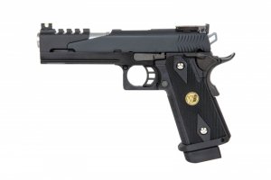 WE - Replika Hi-Capa 5.1 Dragon B (Full Auto) - czarna
