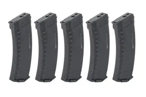 Zestaw 5 magazynków EMM AK MOD1 Mid-Cap na 130/30 kulek do AK