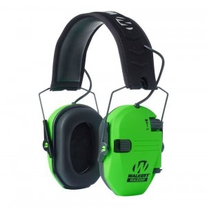 Walker's - Aktywne ochronniki słuchu Razor Slim - Hi Viz Green (GWP-RSEM-HVG)