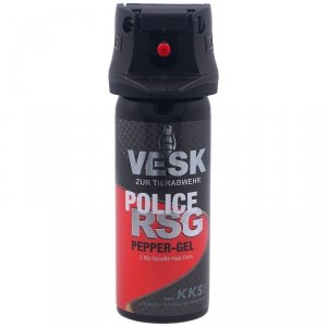 Gaz pieprzowy KKS VESK Police RSG Gel 50ml dysza Stream (12050-G V)