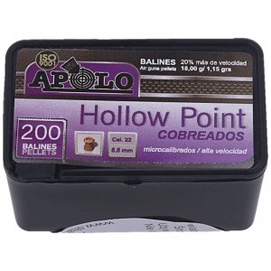 Apolo - Śrut Premium Hollow Point Copper 5,50mm 200szt (E 19991)