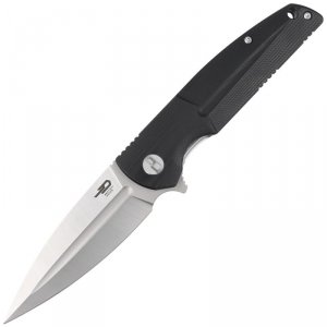 Nóż Bestech Fin Black G10, Satin 14C28N (BG34A-1)
