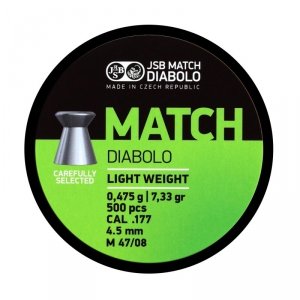 JSB - Śrut diabolo Match Light 0,475g 4,50/500szt. 