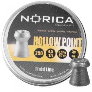 Norica - Śrut diabolo Hollow Point 0,57g 4,5/250szt (198.00.013)