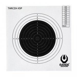 Tarcza strzelecka Range Solutions KSP karabin sportowy, 20x20cm 100szt.