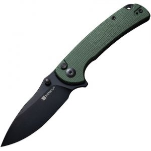 Nóż Sencut Pulsewave Green Canvas Micarta (S23032-3)