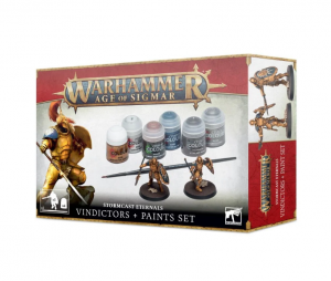 WH AoS - Stormcast Eternals Vindictors + Paints Set