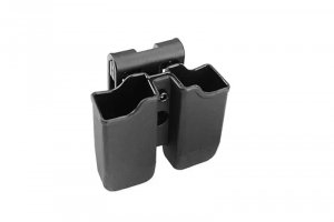 Ładownica na 2 magazynki pistoletowe Glock - czarna
