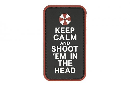 Naszywka 3D - Keep Calm And Shoot