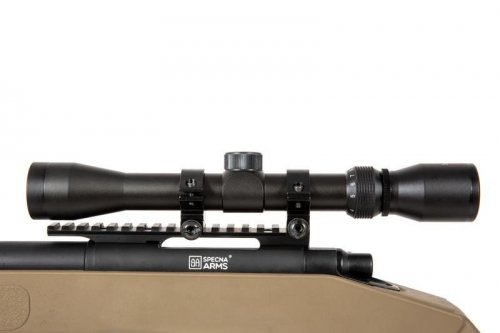 Specna Arms - Replika SA-S03 z lunetą i dwójnogiem - TAN