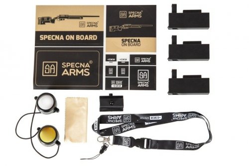 Specna Arms - Replika SA-S03 z lunetą i dwójnogiem - TAN