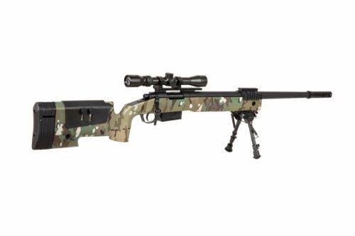 Specna Arms - Replika SA-S03 z lunetą i dwójnogiem - MC