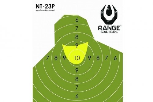 Range Solutions - Tarcze strzeleckie NT-23P Mini Popiersie Żołnierza 100szt.