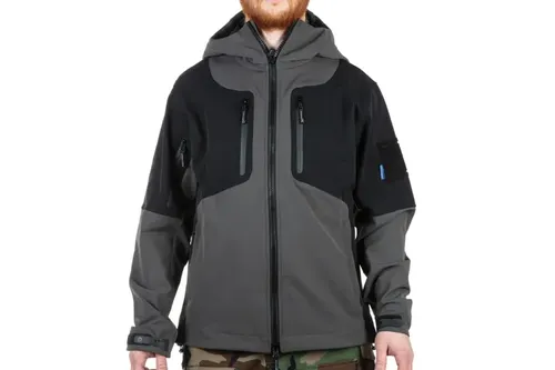 Kurtka Softshell Emerson Gear Blue Label &quot;Spinosaurus&quot; Szara