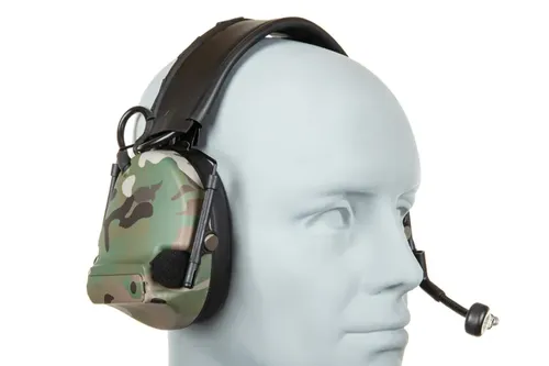 Taktyczny zestaw słuchawkowy C5 HD-14-A - Multicam