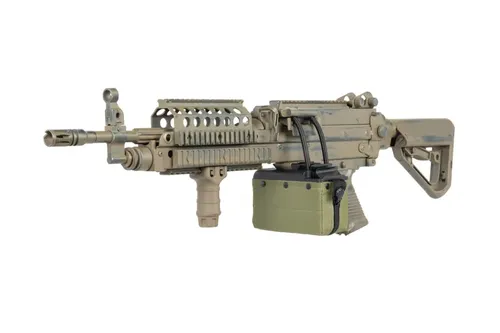 Karabin maszynowy ASG A&K MK 46 MOD 0 Battleworn Flat Dark Earth