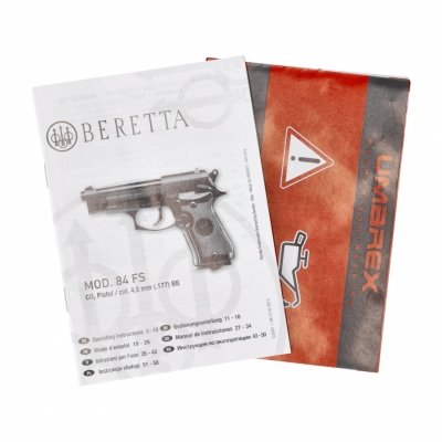 Umarex - Wiatrówka Beretta M84 FS 4.5mm (5.8181)