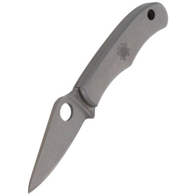 Nóż składany Spyderco Bug Stainless Plain (C133P)