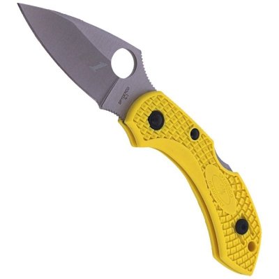 Spyderco - Nóż DragonFly 2 Salt FRN Yellow Plain (C28PYL2)