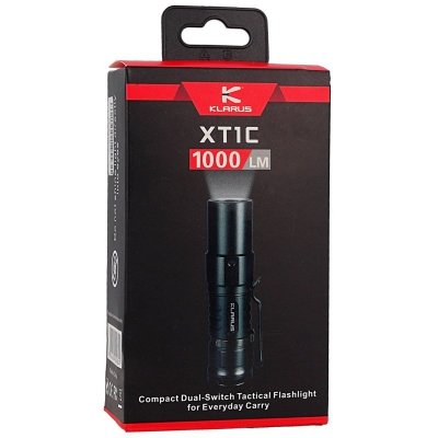 Latarka Klarus 700lm, 16340 / 700mAh Compact Tactical Flashlight (XT1C)