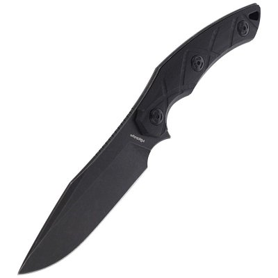 Nóż FoxEdge Lycosa 2 Black G10, Black Stonewashed by Simonutti (FE-020)