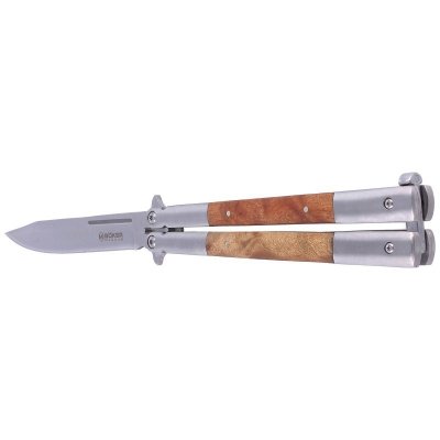 Nóż motylek Böker Magnum Balisong Wood Large (06EX405)