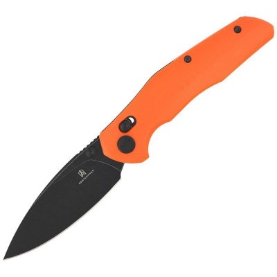 Nóż Bestechman Ronan Orange G10, Black Titanized Stonewashed 14CN28N (BMK02H)