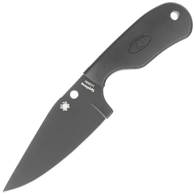 Nóż Spyderco Subway Bowie Black FRN, Black Plain LC200N by Fred Perrin (FB48PBBK)