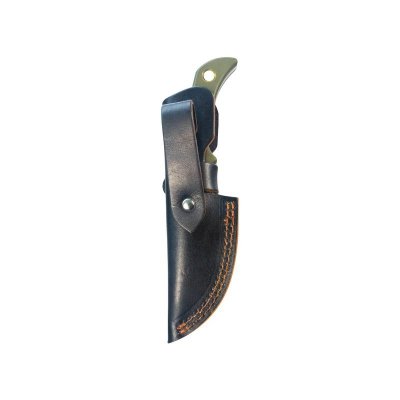 Nóż Kubey Blade Hunter Green G10, Beadblasted 14C28N by Mikkel Willumsen (KU375C)