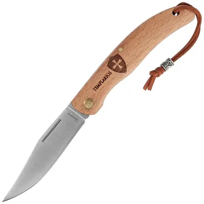 Nóż składany Martinez Albainox Templarios Wood, Satin 3Cr13Mov (18979GR196)