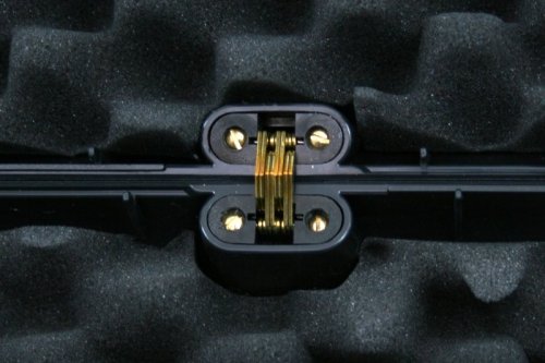 Kufer na bron Megaline 97x25x10cm czarny z zamkiem