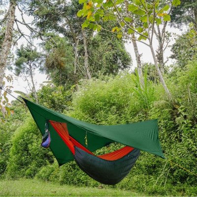 Tarp wodoodporny Ticket To The Moon Moon Tarp - dark green