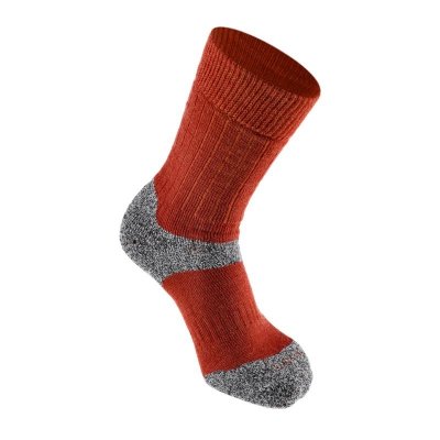 Skarpety turystyczne Comodo wełniane - pomarańczowe